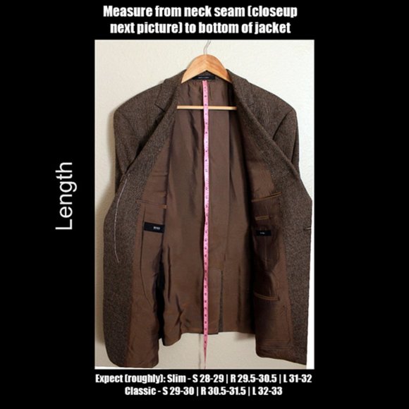 Guide on How to measure a Men's Suit - Picture 2 of 8